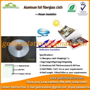 Wholesale Fiber glass insulation coating aluminum foil for roof insulate from china suppliers