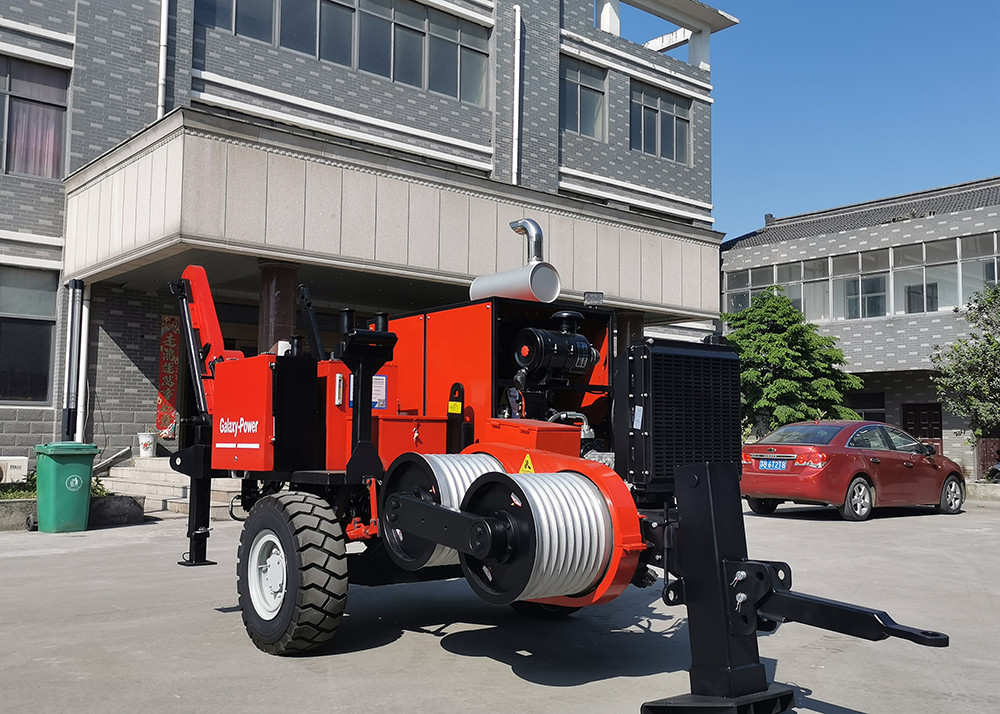 60KN High-Altitude Overhead Line Hydraulic Traction Electric Construction Tractor