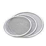 Seamless Rim Aluminium Pizza Pan , Round Pizza Trays Cookware Bakeware 1mm