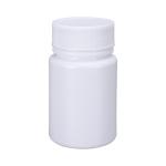 Hot Stamping 50cc Empty Plastic Bottle Capsule Pill with White Aluminum Foil