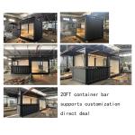 20FT Mini Pop-up Shop Container for Fast-Food Restaurant Convenience Store Kiosk
