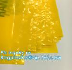 Medical biohazard bag PE safety red color waste bags for medical, biohazard