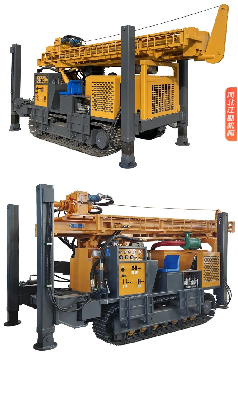 100-800m Water Well Drilling Machine Automatic Hydraulic Borehole Water Well Drilling Rig