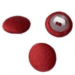 China 16L Fabric Covered Buttons With Plastic Shank Using On Sweater Shirt on sale