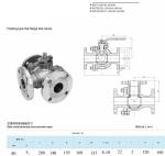 Anti Corrosion L-Type Three Way Floating Ball Valve / Full Flow Ball Valve