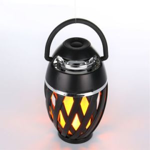 Portable Bluetooth Wireless Speaker with LED flickering flame, reliable China