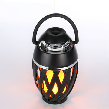 Portable Bluetooth Wireless Speaker with LED flickering flame, reliable China