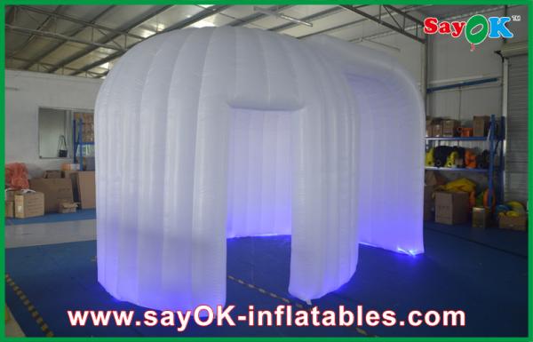 Photo Booth Wedding Props Puple / Blue Inflatable Photo Booth Curtaion Excellent