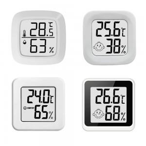 Wholesale ABS Digital Thermometer Controller Temperature Humidity Gauge 4.3*4.3*1.2cm from china suppliers