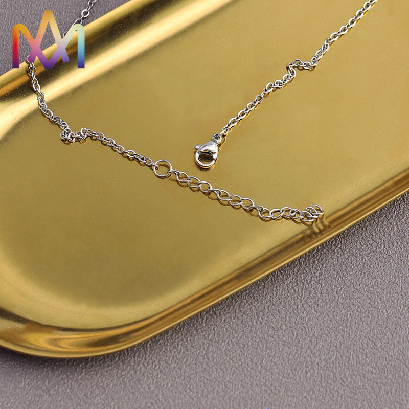 ODM Copper Overlapped Hollow Heart Charm With 50CM Chain