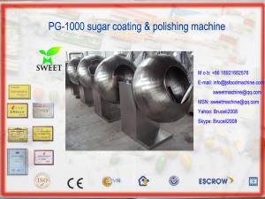 Wholesale PG-1000 bubble gum coating &amp; polishing machine from china suppliers