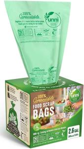 Wholesale BPI Food Scrap PBAT 1C Print Biodegradable Plastic Bag from china suppliers