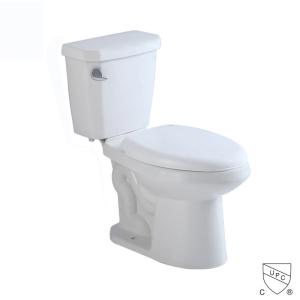 Wholesale Western Two Piece Toilet Double Piece Commode Silence Slow Down Cover from china suppliers