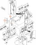 Ex200 Hitachi Excavator Bucket H Link 8074315 2155-1300B