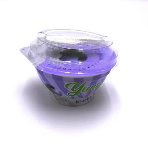 Wholesale 120ml plastic yogurt packaging cups with lids food grade plastic cups custom plastic cups from china suppliers