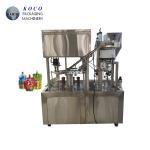 KOCO Small semi automatic filling / cover dropping / capping / bag dropping