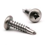 316 Stainless Steel Self Drilling Screws A4 SS Square SQ Recess Socket Round
