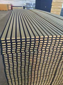 Wholesale Sound Absorb MDF Wood Akupanel Soundproof Acoustic Slat Wall Panel For Conference Rooms from china suppliers