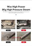 Pressure Cleaning Steam Equipment 9000w High Pressure Multi-functional Voltage