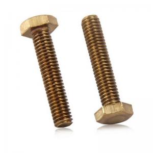 Wholesale DIN933 Hex Bolt Nut M6 Brass Nuts And Bolts for Structure Pipe from china suppliers