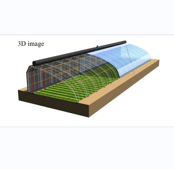 Agricultural PE Greenhouse For Winter Insulation And Small Scale Strawberry
