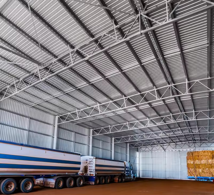 Multi Span Steel Building Prefabricated Construction Materials Z Purlin