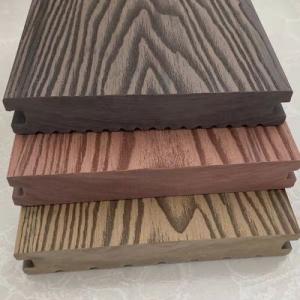 China 140 X 21mm WPC Solid Decking Plastic 25mm Wood Composite Sheets Laminate Flooring on sale