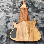 Grand 17 strings bass guitar mahogany body neck rosewood fingerboard wireless