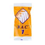 BAC RAZOR yellow single blade shaver 5 piece pack Swedish stainless steel blade
