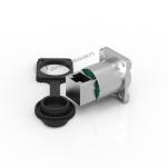 Electrical Waterproof Rj45 Female Connector Outdoor Industrial Chassis Connector