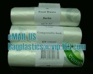 Wholesale Corn starch bags, sacks, Compostable, OXO-BIODEGRADABLE, Biodegradable packaging, eco, biodegradable garbage bag compost from china suppliers