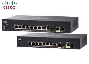 Wholesale POE Managed Cisco Layer 3 Gigabit Switch 10 Port SG350-10P-K9-CN 2 Combo Mini GBIC Ports from china suppliers