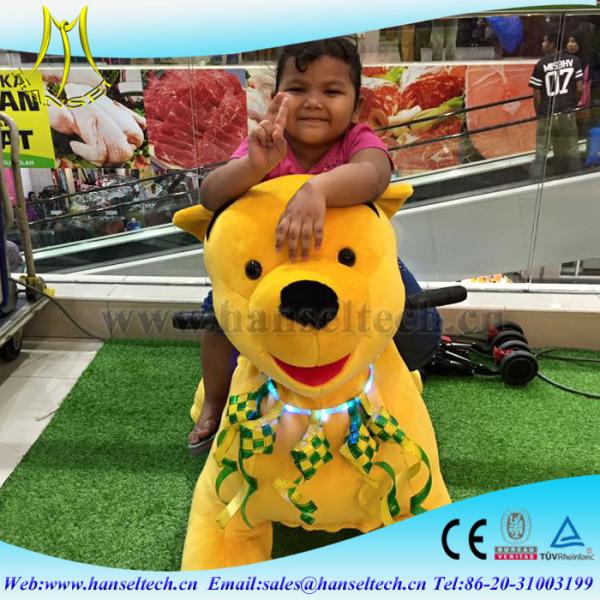 Hansel amusement soft animal electric rides and cars amusement rides and walking