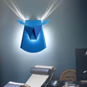 Wholesale Modern Simple Deer Head Wall Lamp Bedroom Bedside Lamp Corridor aisle ntler wall light（WH-OR-24） from china suppliers