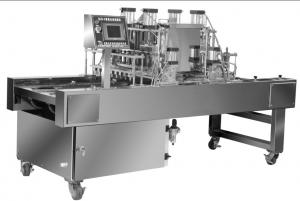 China PLC Controlled Cookie Dough Depositor , Industrial Dough Depositor Machine on sale