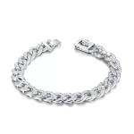 7.05g Hip Hop Bling Bracelets Letter Diamond Couple
