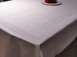 White Disposable Paper Tablecloth 1.37mx2.74m Flexible No Folding