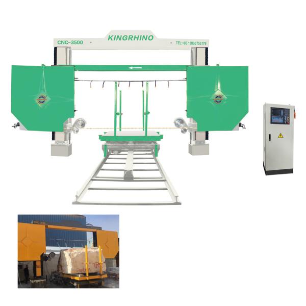 15kw 2000x2500mm Trolley Size Diamond Wire Saw Cutting Machine For Marble