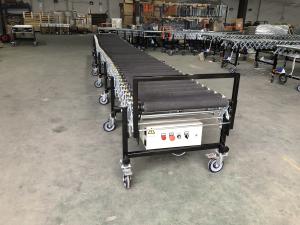 Wholesale Flexible Rubber Coated Powered Roller Conveyor for transport bags from china suppliers