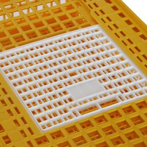 Wholesale Farm Plastic Poultry Transport Crates Yellow Chicken Carrier Cage from china suppliers