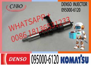 Wholesale Denso 095000-6120 Common Rail Diesel Injector 6261-11-3100 For KOMATSU Diesel Engine SAA6D140-5 from china suppliers