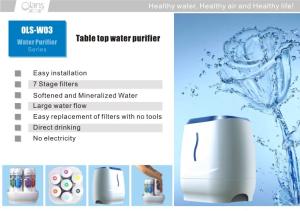 Wholesale Direct drinking faucet water source water purifier, top mineral alkaline UF home water purifier OSL-W03 from china suppliers