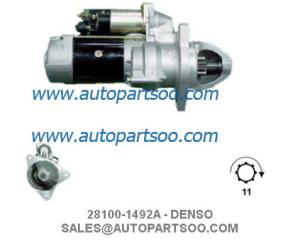Wholesale 28100-1490A 28100-1492A - DENSO Starter Motor 24V 7KW 11T MOTORES DE ARRANQUE from china suppliers