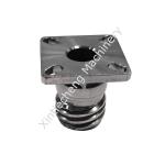 Anodizing CNC Machining Aerospace Parts Aircraft Connector Custom Grey
