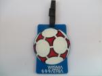 Custom 2D/3D Football Design Silicone Travel Luggage Tag / Souvenir Plastic
