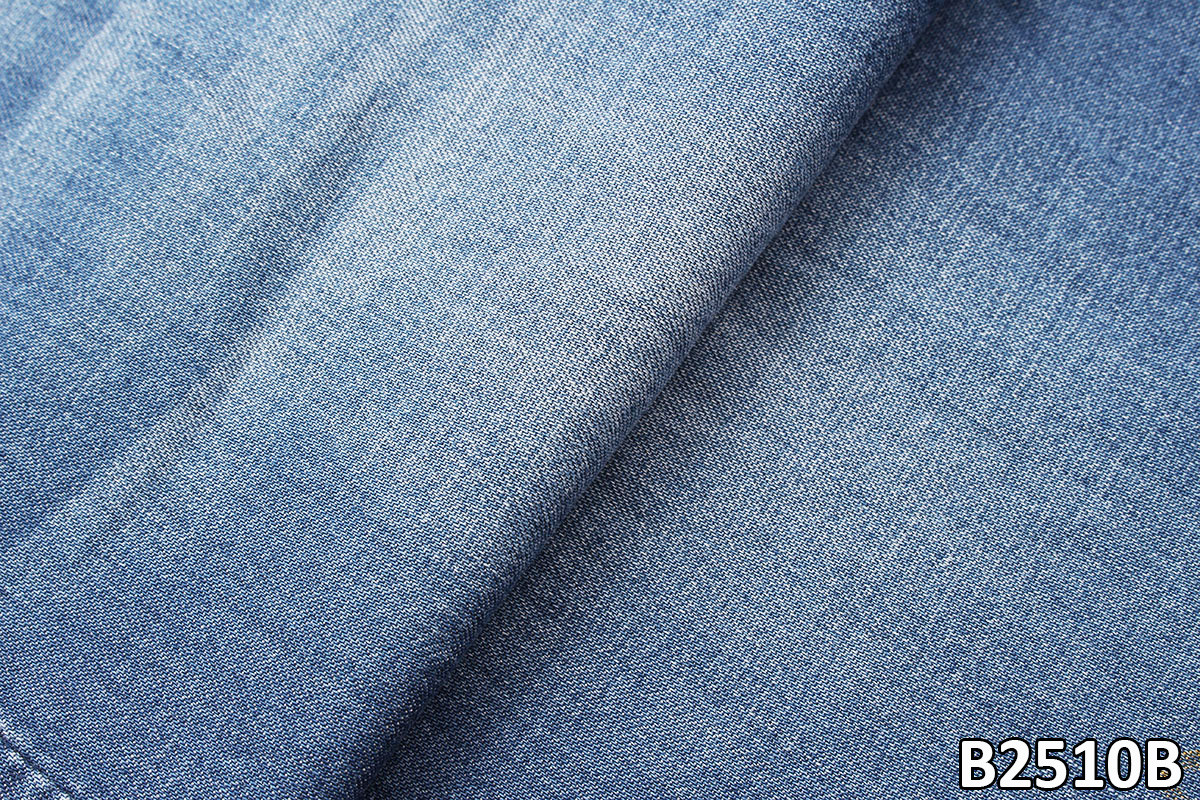 32S Cotton Shirt Denim Fabric Combed Siro Spun Light Weight Denim Shirts Material