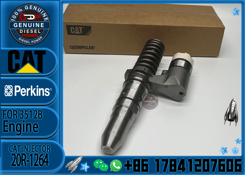 Diesel Fuel Injector 386-1752 3861752 20R-1264 20R1264 FOR Caterpillar Engine 3508B/3512B/3516B