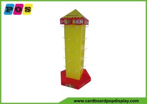 Wholesale Four Sides Floor Cardboard Peg Display For Stationery Promotion HD020 from china suppliers