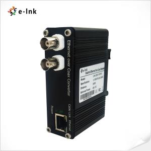 Wholesale Industrial DIN - Rail Ethernet Over Coax Converter EoC Extender With PoE+ PoC from china suppliers