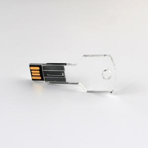 Wholesale Transparent Clear Acrylic Key Usb Flash Drive 128GB Conform US Standard from china suppliers